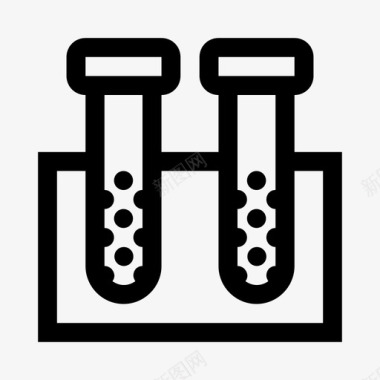 试管架实验烧瓶图标