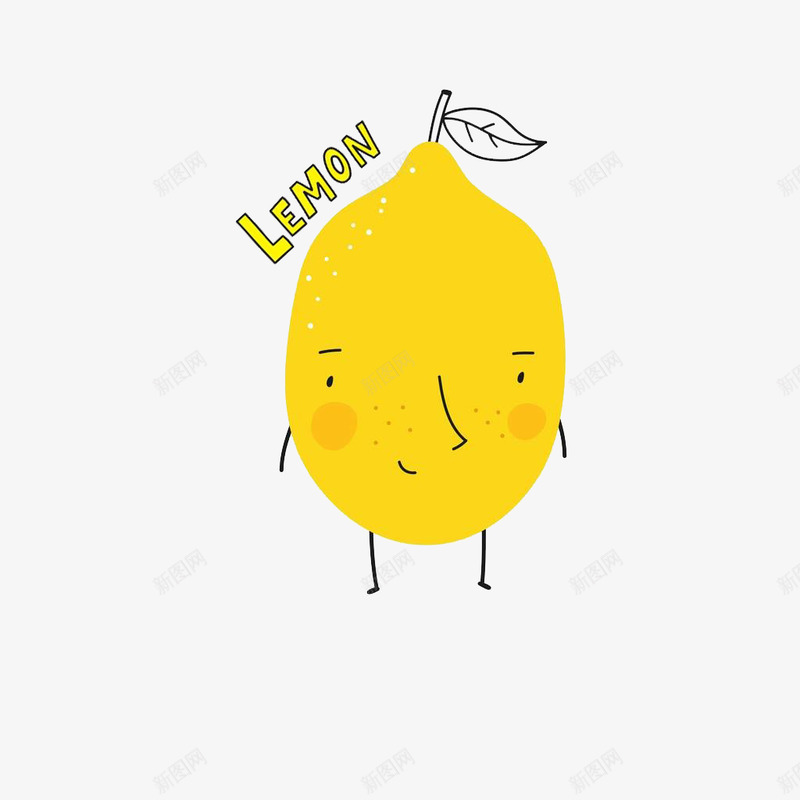 卡通柠檬AING各类字体png免抠素材_新图网 https://ixintu.com 卡通 柠檬 各类 字体