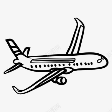 客机飞机航空图标