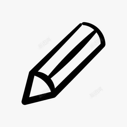 铅笔画画小号svg_新图网 https://ixintu.com 铅笔 画画 小号