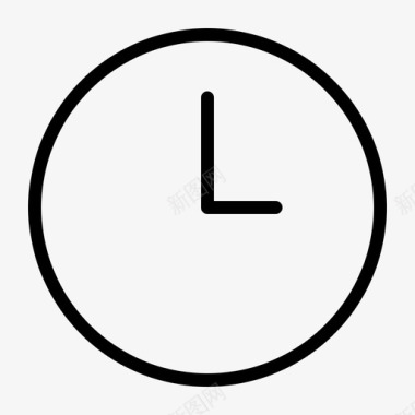 时钟圆时钟时间图标