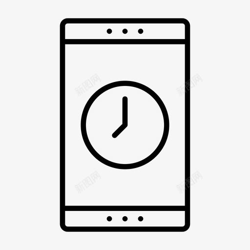 电话时间时钟持续时间svg_新图网 https://ixintu.com 电话 时间 时钟 持续时间 小时 长度 商务
