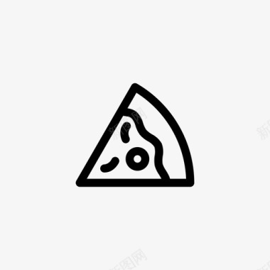 披萨意大利切片图标