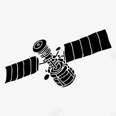 卫星通讯太空图标