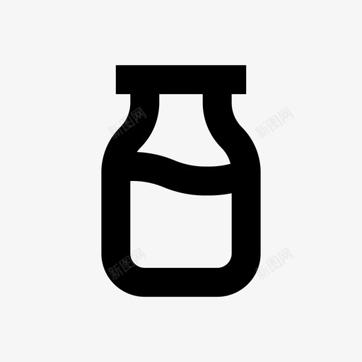 牛奶瓶装牛奶pixa儿童64pxsvg_新图网 https://ixintu.com 牛奶 瓶装 儿童