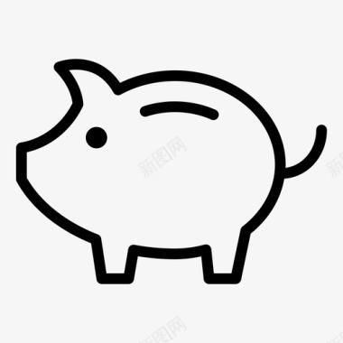 小猪银行电子商务储蓄图标