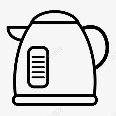 电水壶咖啡屋套装图标
