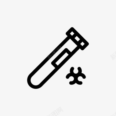疾病实验病毒爆发图标