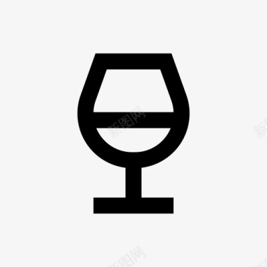葡萄酒开胃酒情色线64px图标
