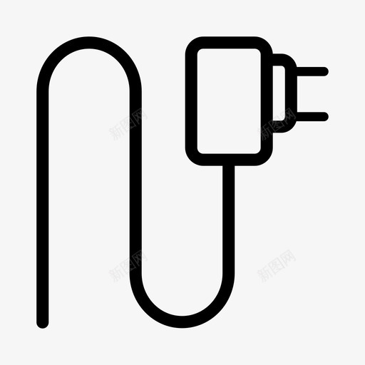 插头能源电源svg_新图网 https://ixintu.com 插头 能源 电源插座 技术 现代 图标