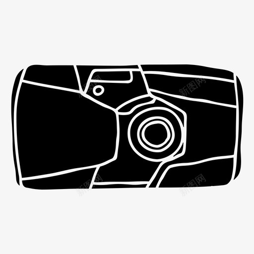 胶卷照相机35mm固体照相机svg_新图网 https://ixintu.com 照相机 胶卷 固体