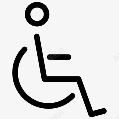 无效禁用轮椅图标