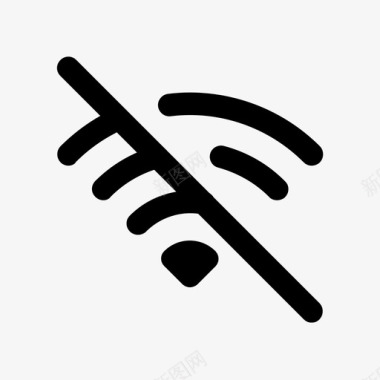 wifi关闭禁用无连接图标