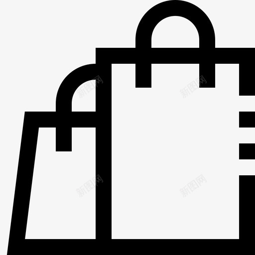 购物袋多个产品svg_新图网 https://ixintu.com 购物袋 多个 产品 两个