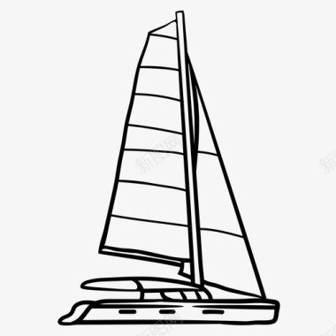 帆船船船图标图标