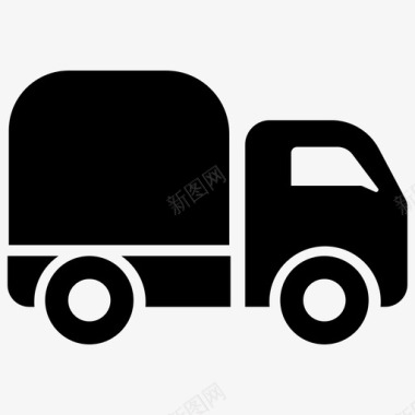 运输车辆货车卡车图标
