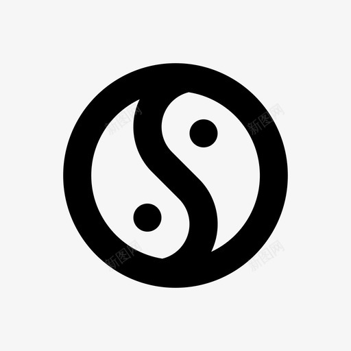 阴阳平衡pixaroundies64pxsvg_新图网 https://ixintu.com 阴阳 平衡