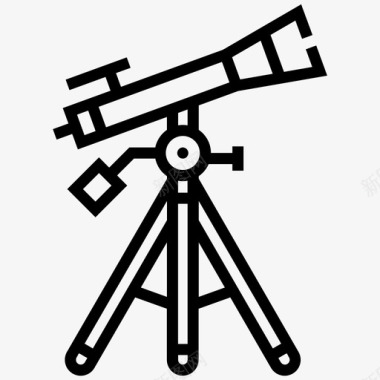 望远镜天文学照相机图标
