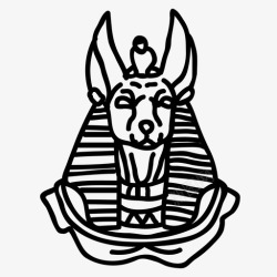 阿努阿努比斯古埃及神高清图片