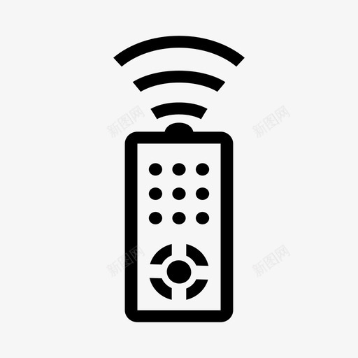 遥控通讯科技svg_新图网 https://ixintu.com 遥控 通讯 科技 电视 图标 商务 现代科技