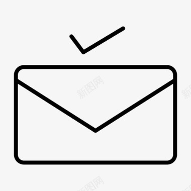 邮件接收邀请信件图标