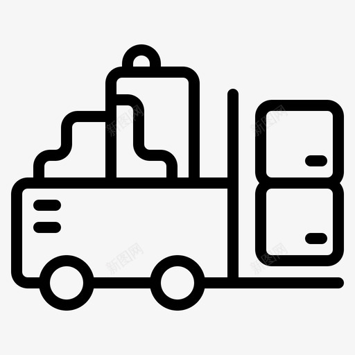 装载机箱交货svg_新图网 https://ixintu.com 装载 装载机 机箱 交货 装运 卡车