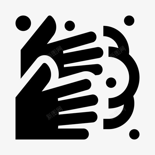 洗手消毒泡沫svg_新图网 https://ixintu.com 洗手 泡沫 消毒