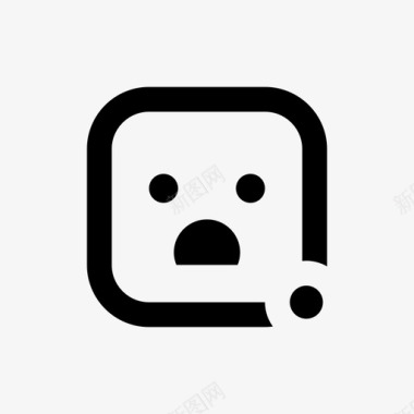 emoji徽章emojinowemojilinesquareemoji64px图标
