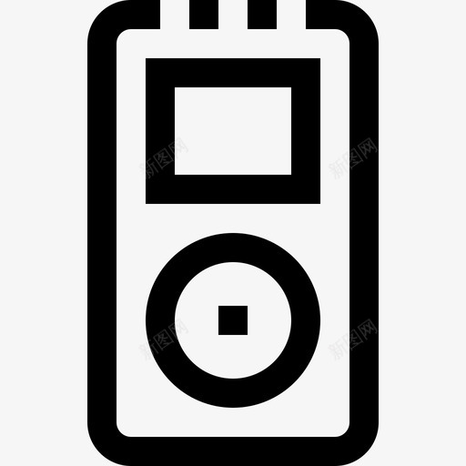 音乐播放器设备硬件svg_新图网 https://ixintu.com 音乐 播放器 设备 硬件 遥控器