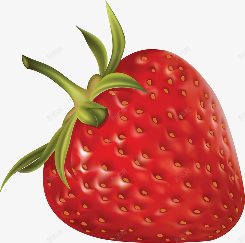 草莓草莓水果食物美食水果8蔬菜水果png免抠素材_新图网 https://ixintu.com 水果 美食 草莓 蔬菜水果 食物