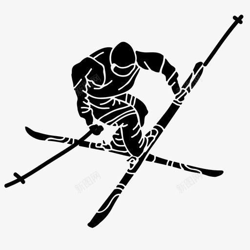 自由式滑雪极限运动冬季运动svg_新图网 https://ixintu.com 自由式 滑雪 极限运动 冬季运动 冬季奥运会