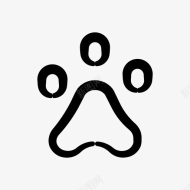 宠物爪子小手图标