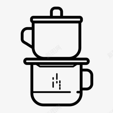 越南滴水咖啡屋套装图标