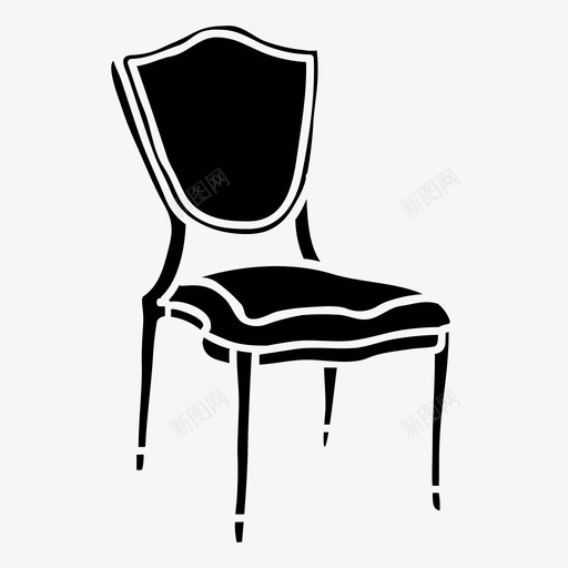 餐椅餐厅家具svg_新图网 https://ixintu.com 餐椅 家具 餐厅 座椅