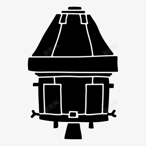 太空船轨道器卫星svg_新图网 https://ixintu.com 太空船 轨道 道器 卫星 太空 符号