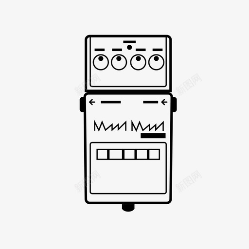 过驱数码特效毛绒svg_新图网 https://ixintu.com 过驱 特效 数码 毛绒 吉他