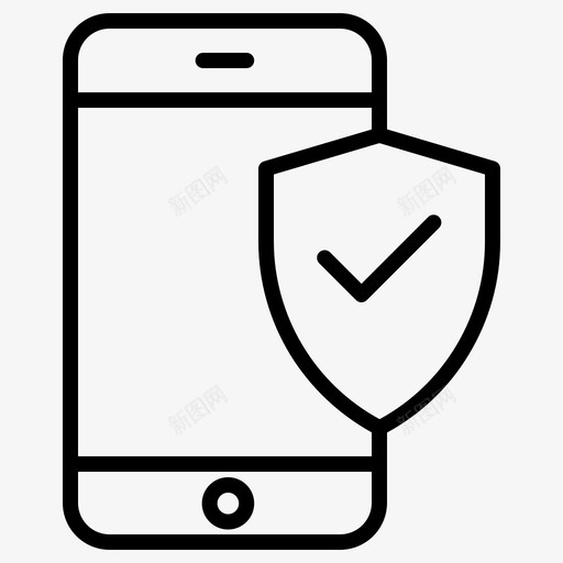 手机银行支付保护安全银行svg_新图网 https://ixintu.com 银行 安全 手机 支付 保护 交易