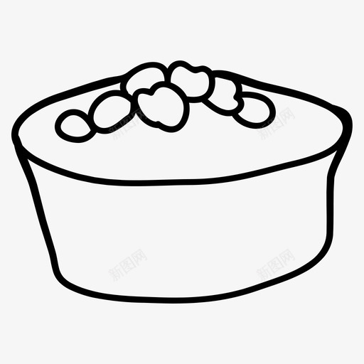 蓝莓薯条面包房蛋糕svg_新图网 https://ixintu.com 蓝莓 薯条 面包房 蛋糕 甜点 食品