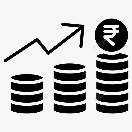 利润银行业务收益svg_新图网 https://ixintu.com 利润 银行业务 收益 增长 投资 卢比