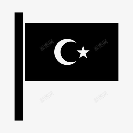 利比亚国旗矢量国家民族svg_新图网 https://ixintu.com 国旗 利比亚 矢量 国家 民族 图示