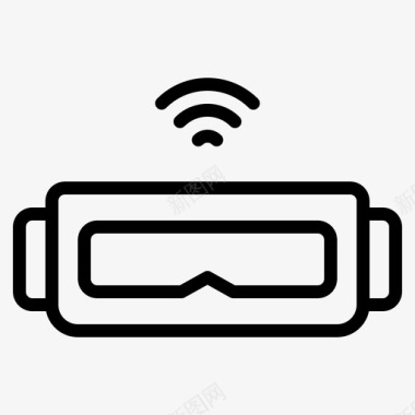 虚拟现实控制台互联网图标