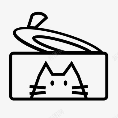 猫罐头罐装猫食图标
