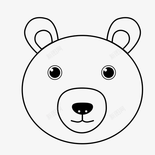 熊动物娃娃svg_新图网 https://ixintu.com 冬季 熊动物 动物 娃娃 礼物 系列