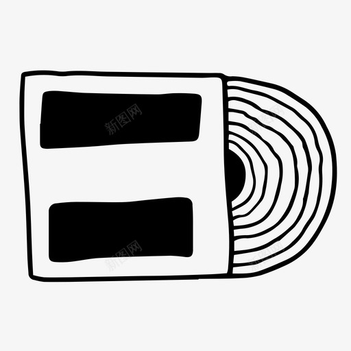 乙烯基时髦音乐svg_新图网 https://ixintu.com 乙烯基 时髦 音乐 唱片 复古 派对