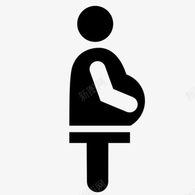 孕妇产妇优先座位图标
