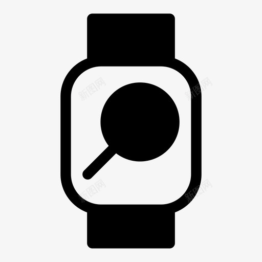 智能手表设备搜索svg_新图网 https://ixintu.com 智能 手表 设备 搜索 技术 平板电脑 监控