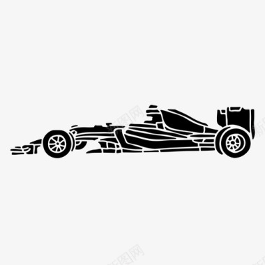 一级方程式赛车f1比赛图标