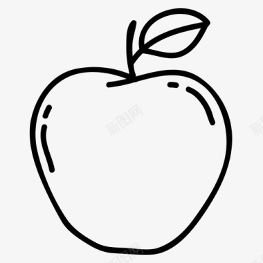 苹果水果有机图标