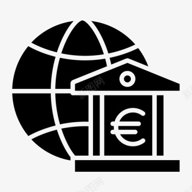 全球银行欧元网上银行图标