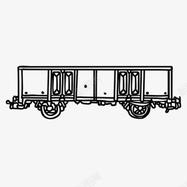 货车火车运输图标